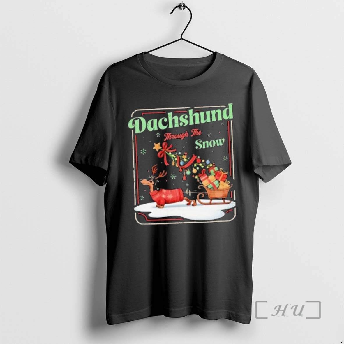 Officials Dachshund Through Snow 2025 - Adult & Kids T-Shirts, Sweatshirts & Hoodies apparel design preview 1