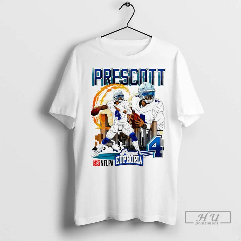 Officials Dak Prescott 4 Dallas Cowboys Football - Adult & Kids T-Shirts, Sweatshirts & Hoodies apparel design preview 1