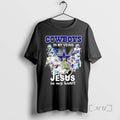 Officials Dallas Cowboys My Veins Jesus Heart Player - Adult & Kids T-Shirts, Sweatshirts & Hoodies apparel design preview 1