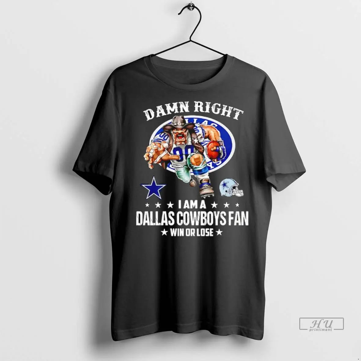 Officials Damn Right I Am A Dallas Cowboys Fan Win Or - Adult & Kids T-Shirts, Sweatshirts & Hoodies apparel design preview 1