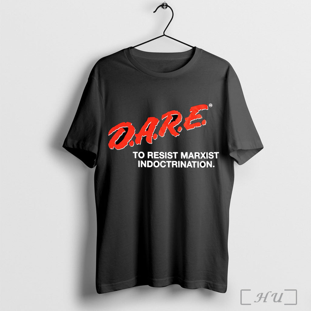 Officials Dare To Resist Marxist Indoctrination - Adult & Kids T-Shirts, Sweatshirts & Hoodies apparel design preview 1