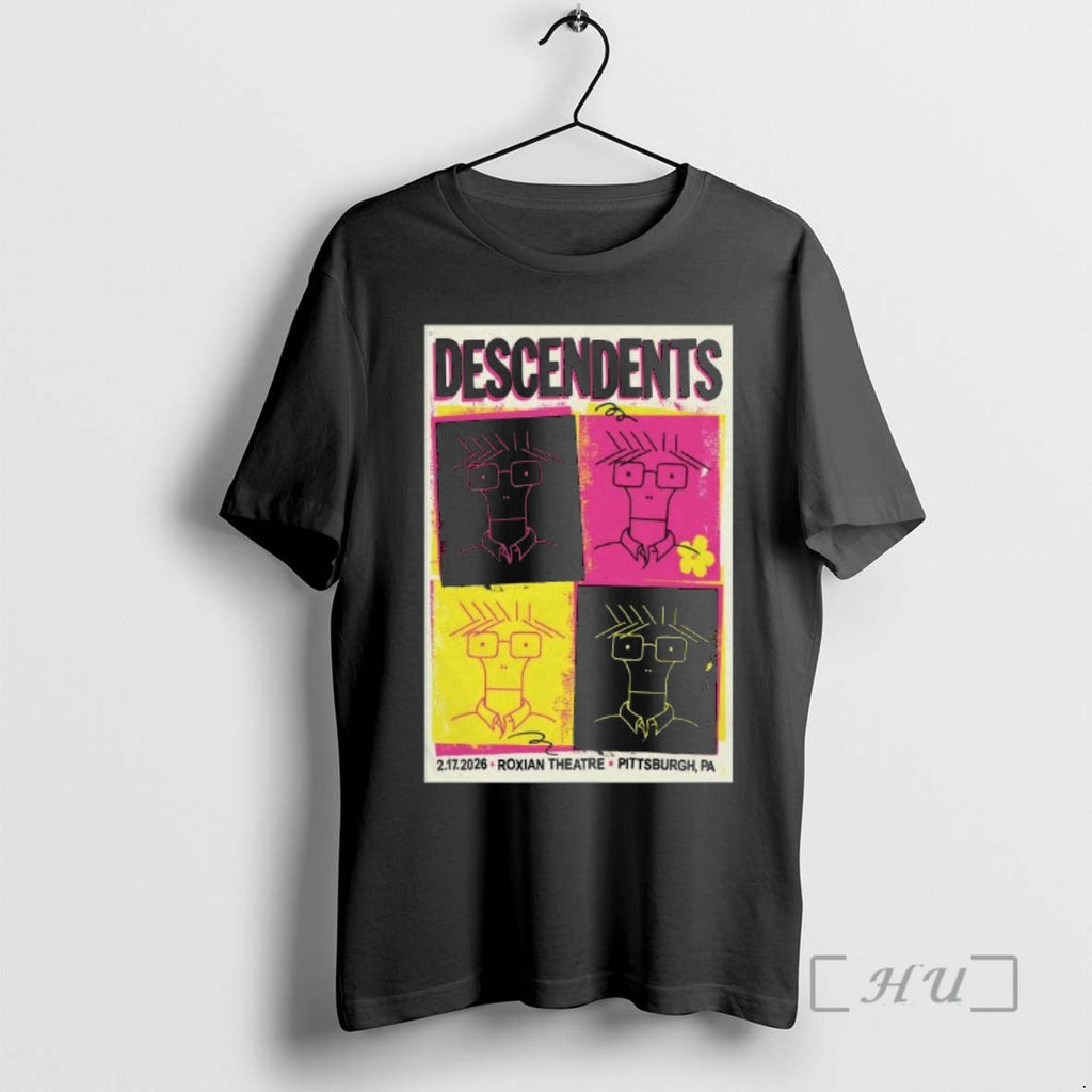 Officials Descendents Event Pittsburgh Pa On Feb 17 - Adult & Kids T-Shirts, Sweatshirts & Hoodies apparel design preview 1