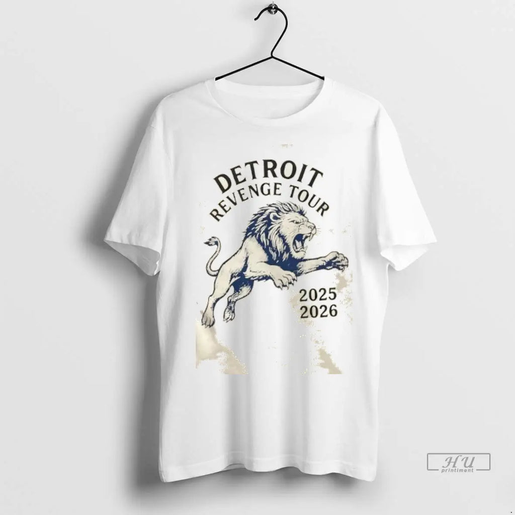 Officials Detroit Lions Revenge Tour 2025 2026 - Adult & Kids T-Shirts, Sweatshirts & Hoodies apparel design preview 1