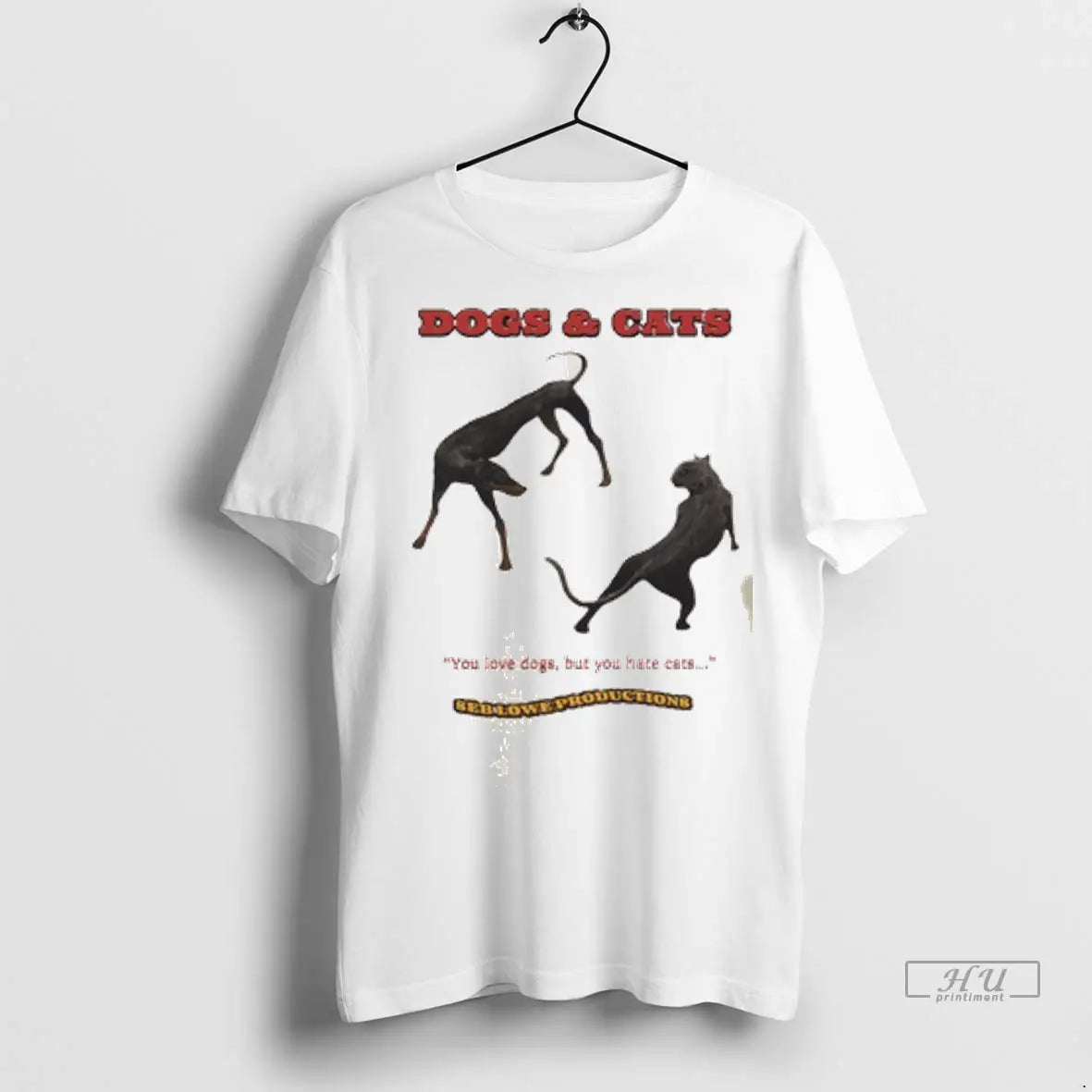 Officials Dogs Cats You Love But Ha Te - Adult & Kids T-Shirts, Sweatshirts & Hoodies apparel design preview 1