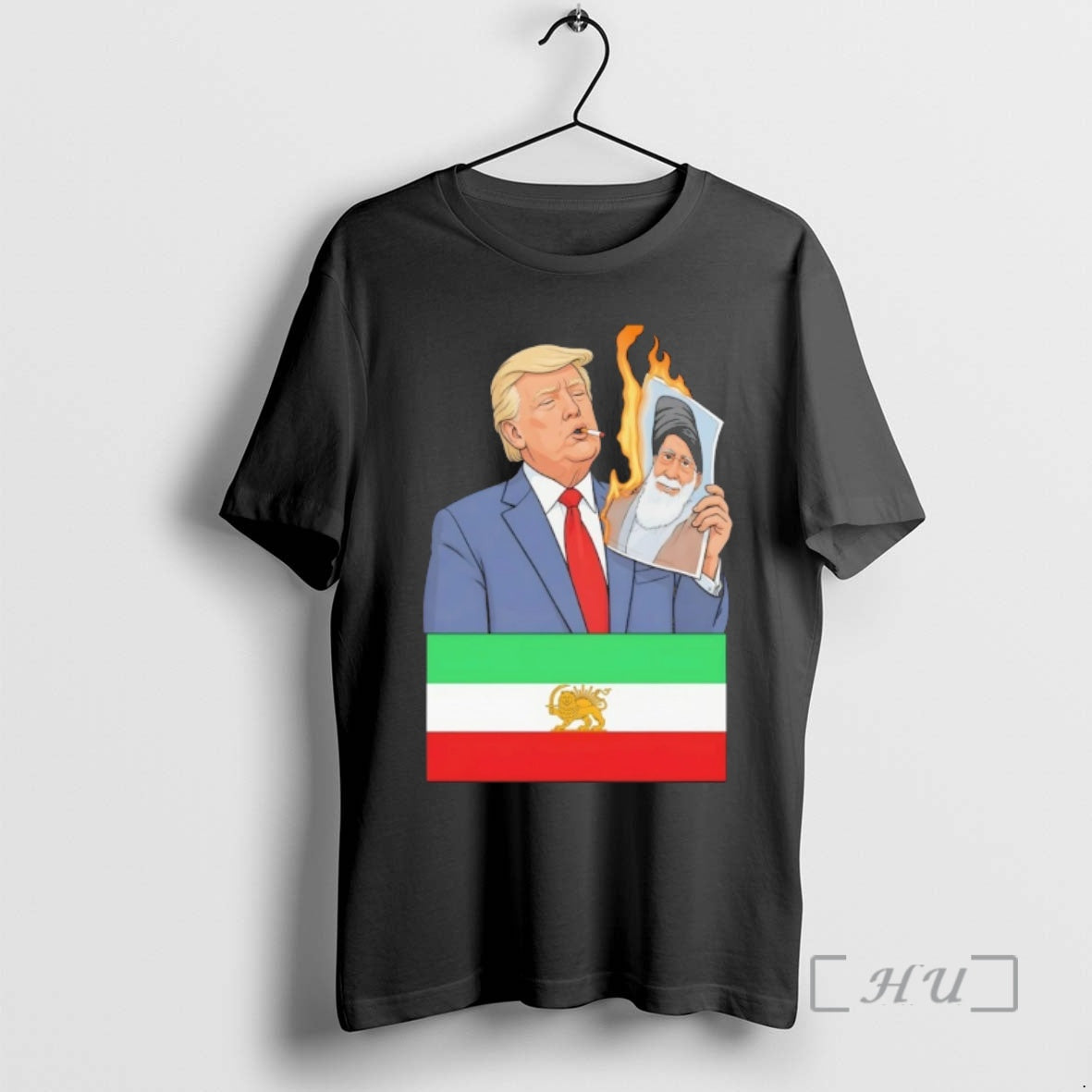 Officials Donald Trump Miga Make Iran Great Again - Adult & Kids T-Shirts, Sweatshirts & Hoodies apparel design preview 1