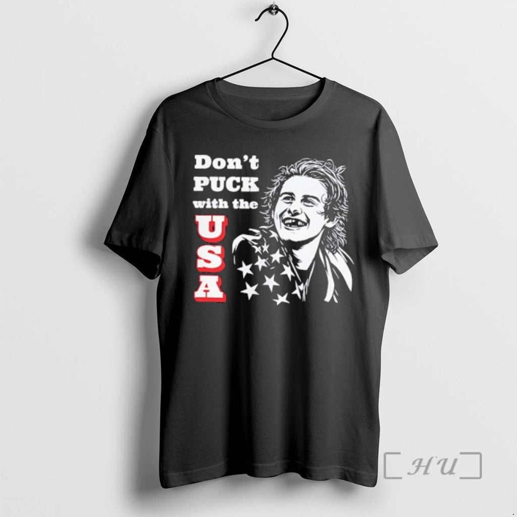 Officials Dont Puck With The Usa Hockey Player Smiles - Adult & Kids T-Shirts, Sweatshirts & Hoodies apparel design preview 1