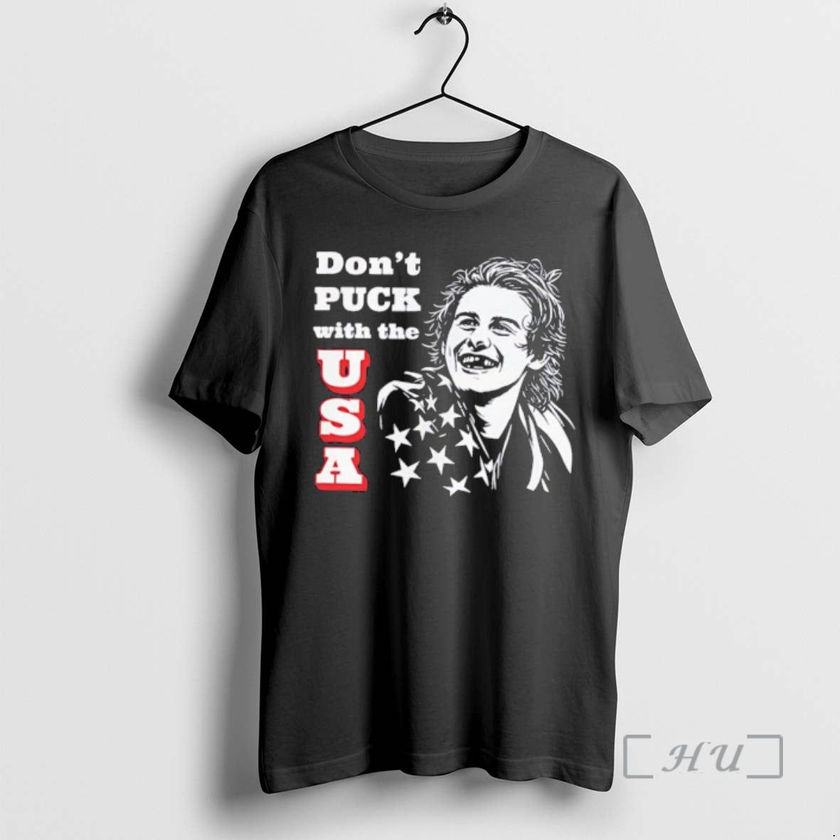 Officials Dont Puck With The Usa Hockey Player Smiles - Adult & Kids T-Shirts, Sweatshirts & Hoodies apparel design preview 1