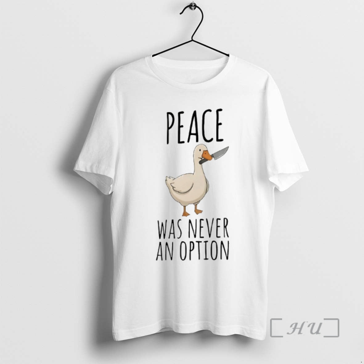 Officials Duck Peace Was Never Option - Adult & Kids T-Shirts, Sweatshirts & Hoodies apparel design preview 1