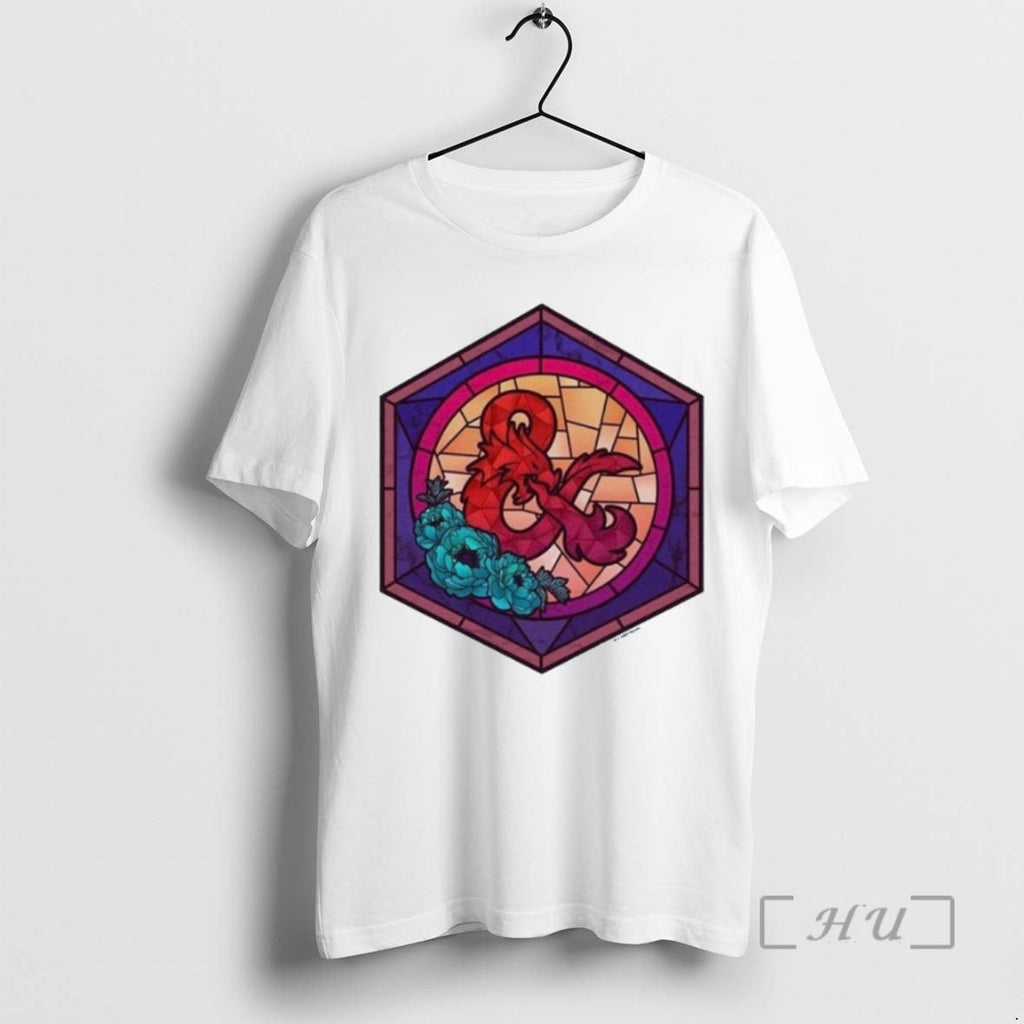 Officials Dungeons Dragons Ampersand Stained Glass - Adult & Kids T-Shirts, Sweatshirts & Hoodies apparel design preview 1