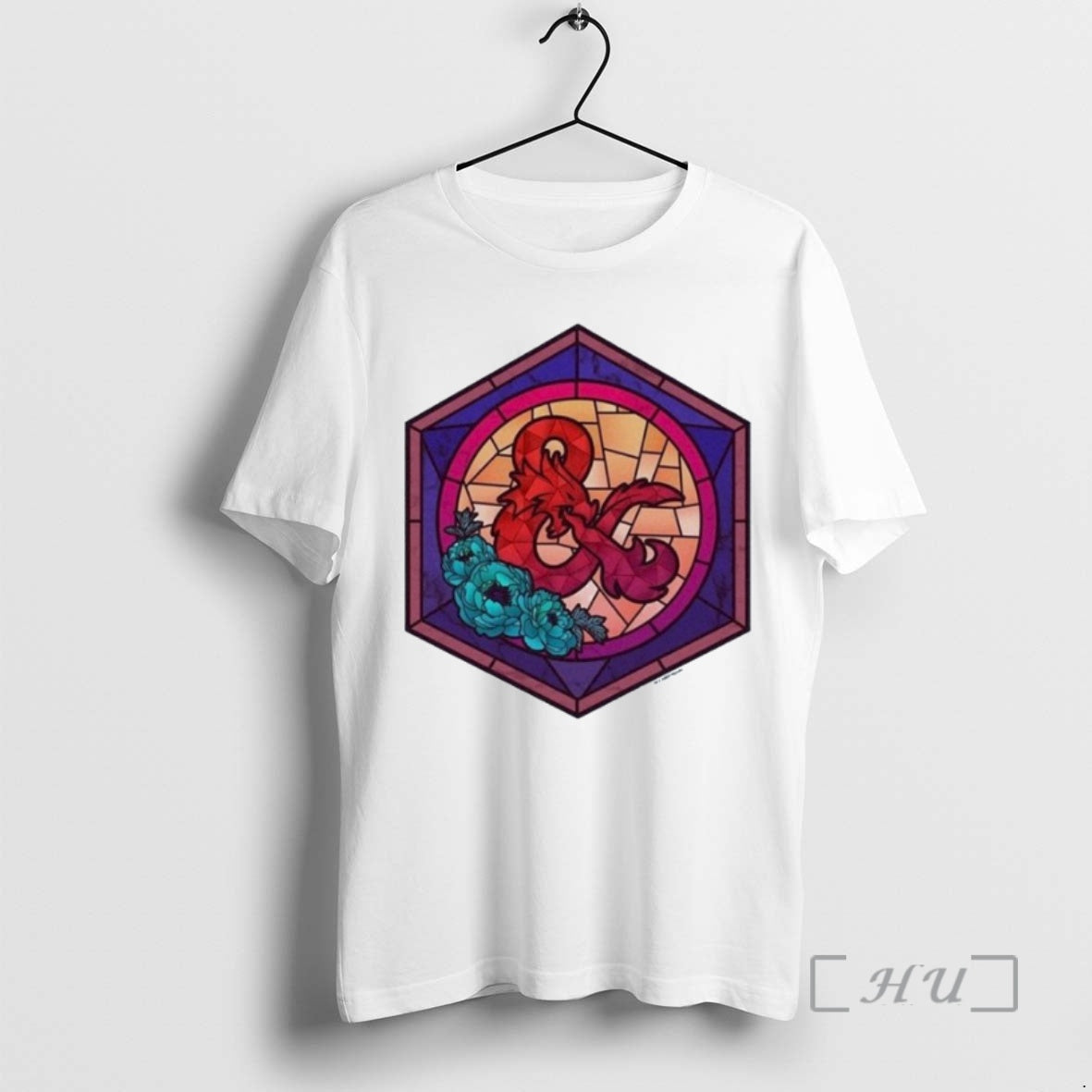 Officials Dungeons Dragons Ampersand Stained Glass - Adult & Kids T-Shirts, Sweatshirts & Hoodies apparel design preview 1