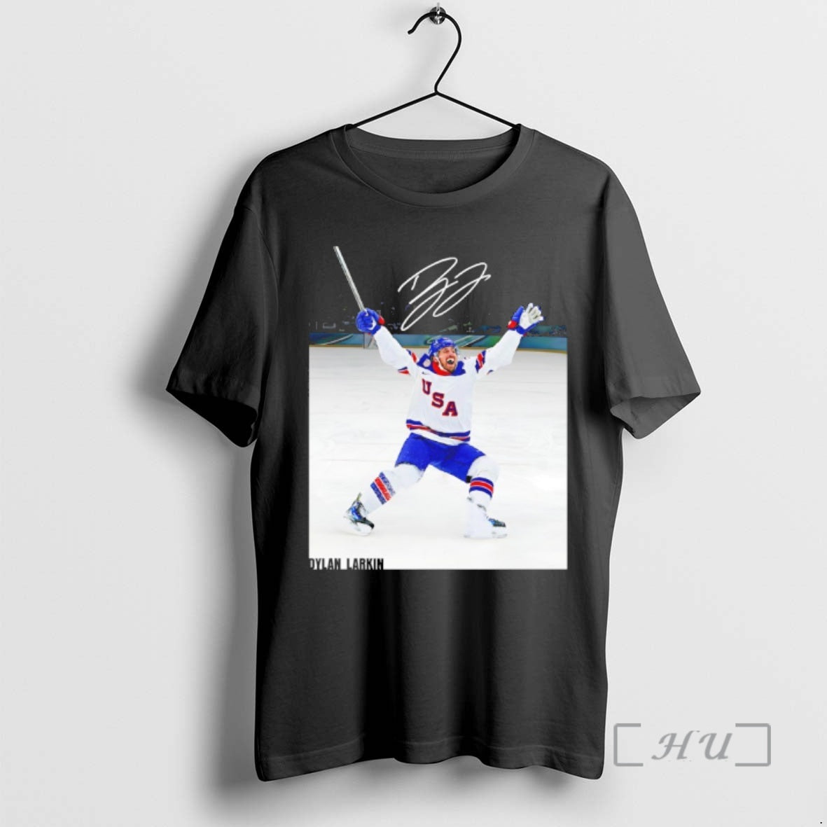 Officials Dylan Larkin Team Usa 2026 Winter Olympics - Adult & Kids T-Shirts, Sweatshirts & Hoodies apparel design preview 1
