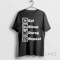 Officials Eat Sleep Durag Repeat - Adult & Kids T-Shirts, Sweatshirts & Hoodies apparel design preview 1