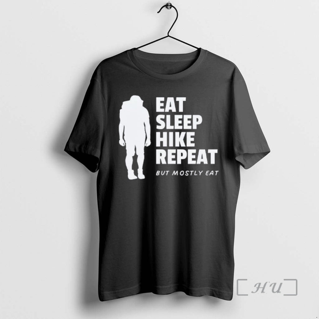Officials Eat Sleep Hike Repeat But Mostly - Adult & Kids T-Shirts, Sweatshirts & Hoodies apparel design preview 1