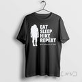 Officials Eat Sleep Hike Repeat But Mostly - Adult & Kids T-Shirts, Sweatshirts & Hoodies apparel design preview 1