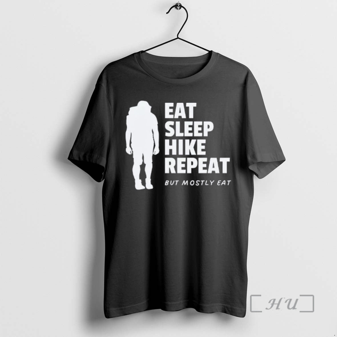 Officials Eat Sleep Hike Repeat But Mostly - Adult & Kids T-Shirts, Sweatshirts & Hoodies apparel design preview 1