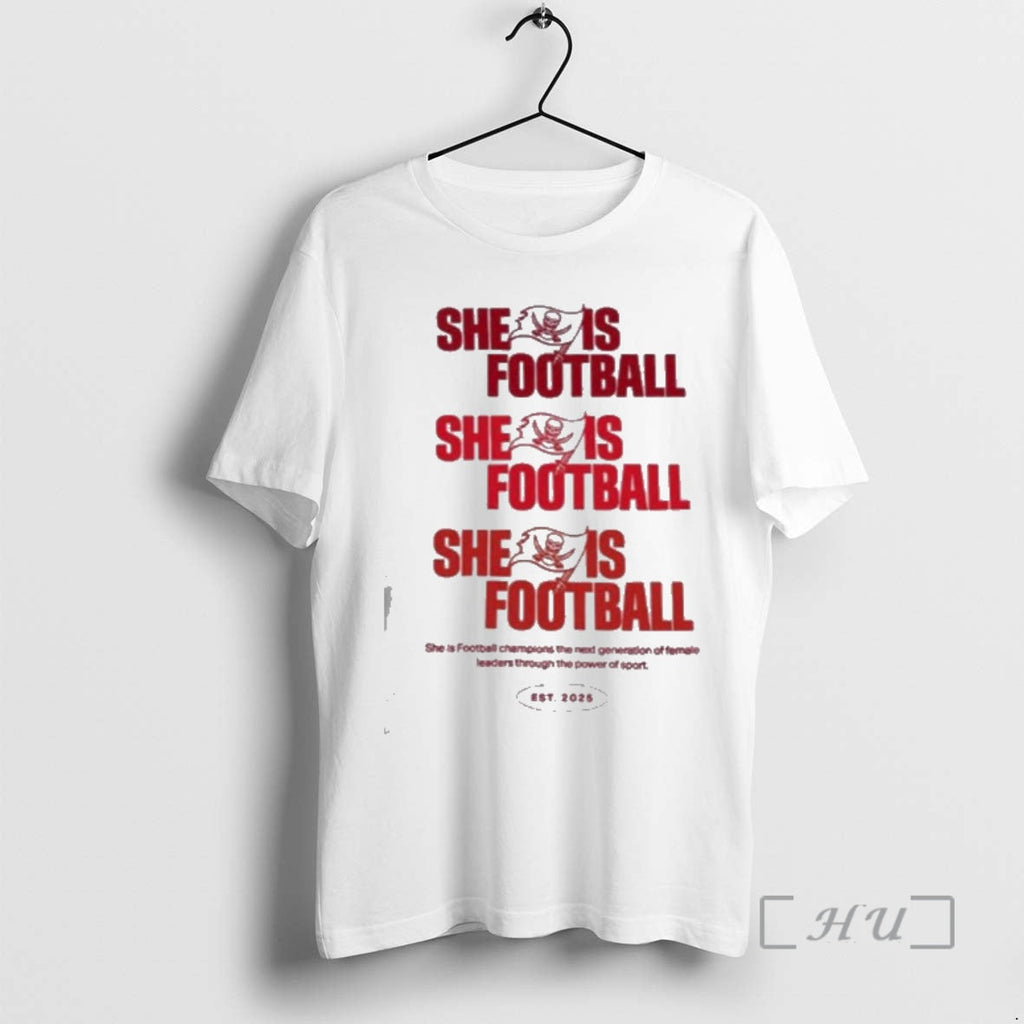 Officials Emeka Egbuka Buccaneers She Is Football Est - Adult & Kids T-Shirts, Sweatshirts & Hoodies apparel design preview 1