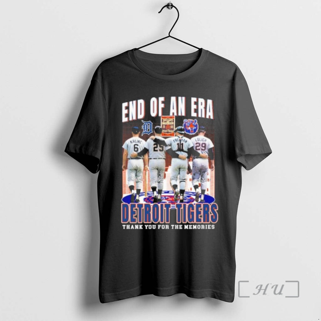 Officials End Of An Era Detroit Tigers Legends - Adult & Kids T-Shirts, Sweatshirts & Hoodies apparel design preview 1