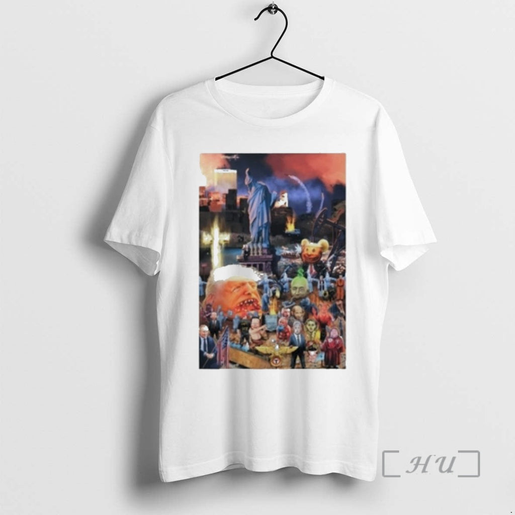 Officials End Empire Dystopian Political Collage - Adult & Kids T-Shirts, Sweatshirts & Hoodies apparel design preview 1