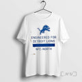 Officials Engineered Detroit Lions Nfc North 2 Sided - Adult & Kids T-Shirts, Sweatshirts & Hoodies apparel design preview 1