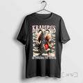 Officials Evil Krampus Wearing Santa Suit Is Coming - Adult & Kids T-Shirts, Sweatshirts & Hoodies apparel design preview 1