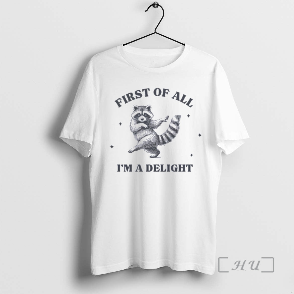 Officials First All Im Delight Raccoon - Adult & Kids T-Shirts, Sweatshirts & Hoodies apparel design preview 1