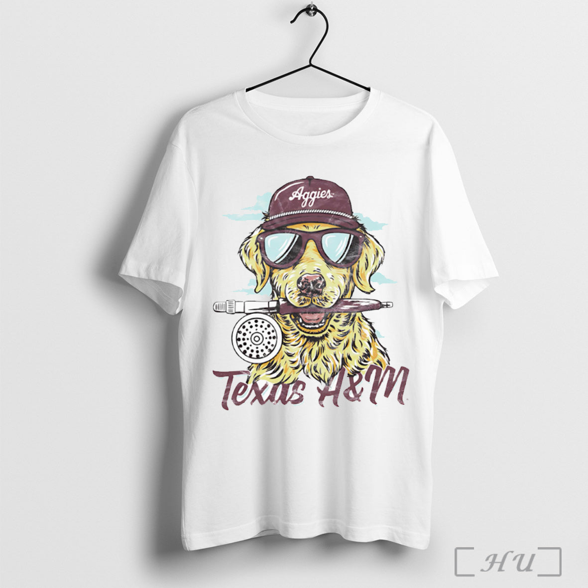 Officials Fishing Dog Texas Am Aggies Sweater And V - Adult & Kids T-Shirts, Sweatshirts & Hoodies apparel design preview 1