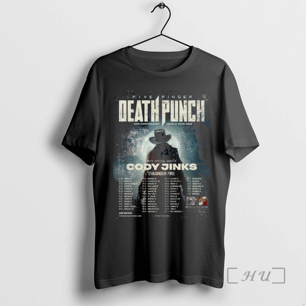Officials Five Finger Death Punch 20th Anniversary - Adult & Kids T-Shirts, Sweatshirts & Hoodies apparel design preview 1