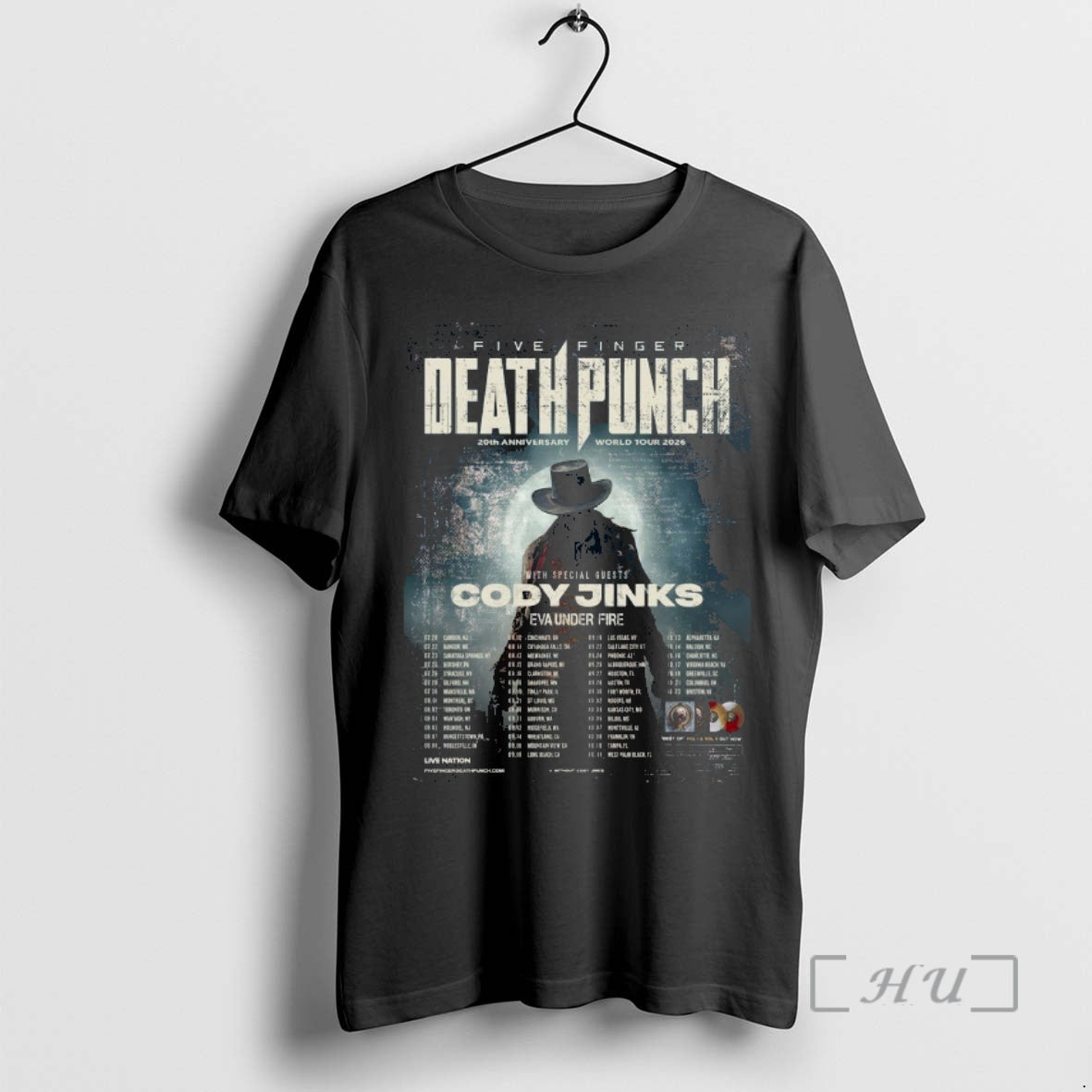 Officials Five Finger Death Punch 20th Anniversary - Adult & Kids T-Shirts, Sweatshirts & Hoodies apparel design preview 1