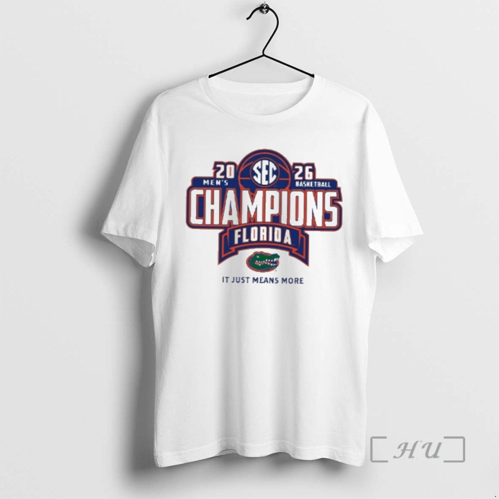 Officials Florida Gators 2026 Sec Mens Basketball - Adult & Kids T-Shirts, Sweatshirts & Hoodies apparel design preview 1
