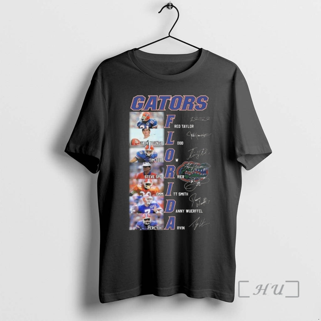 Officials Florida Gators Names Players Signatures - Adult & Kids T-Shirts, Sweatshirts & Hoodies apparel design preview 1