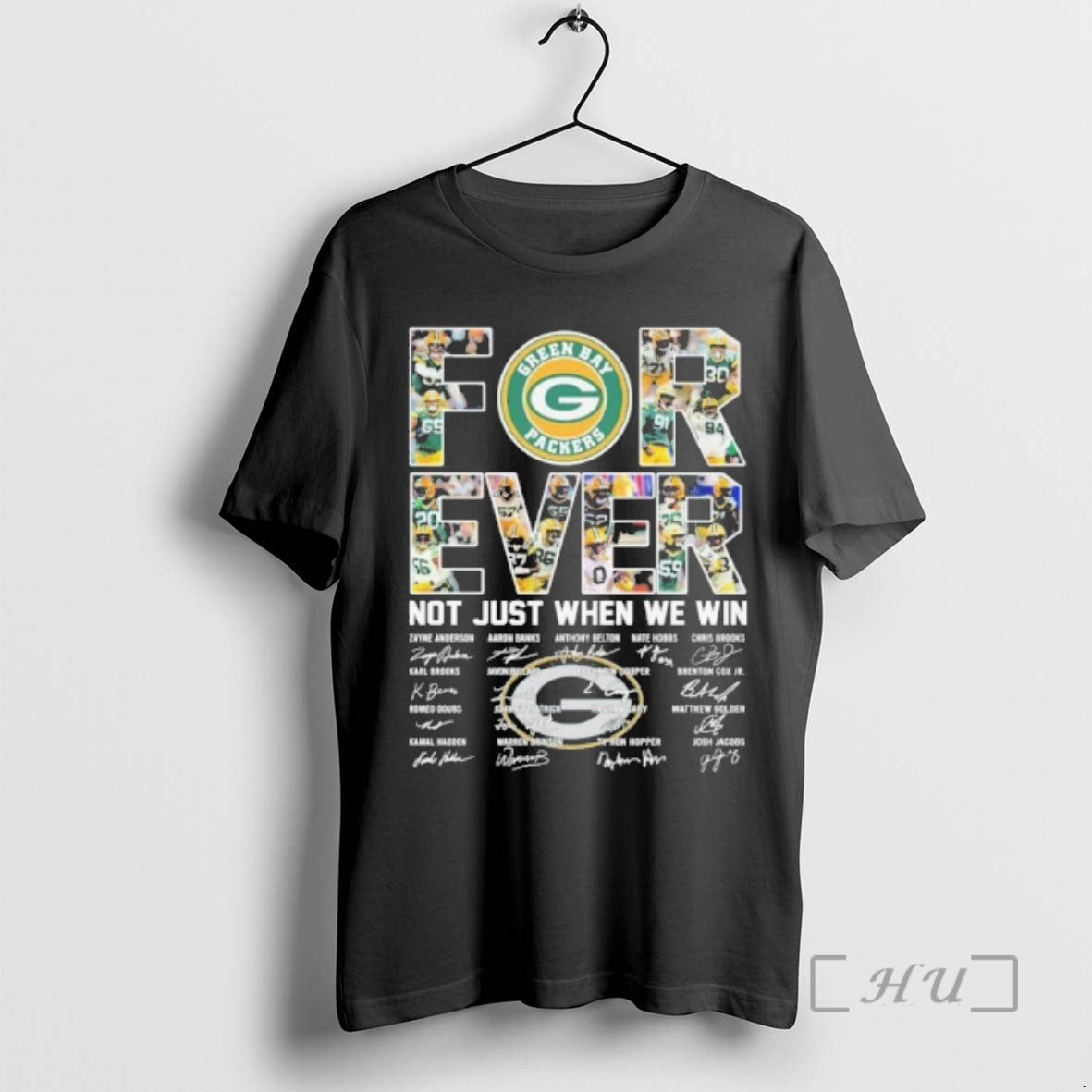 Officials Ever Green Bay Packers Not Just When We Win - Adult & Kids T-Shirts, Sweatshirts & Hoodies apparel design preview 1