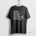Officials Formula 1 Monday Tuesday Wednesday Thursday - Adult & Kids T-Shirts, Sweatshirts & Hoodies apparel design preview 1