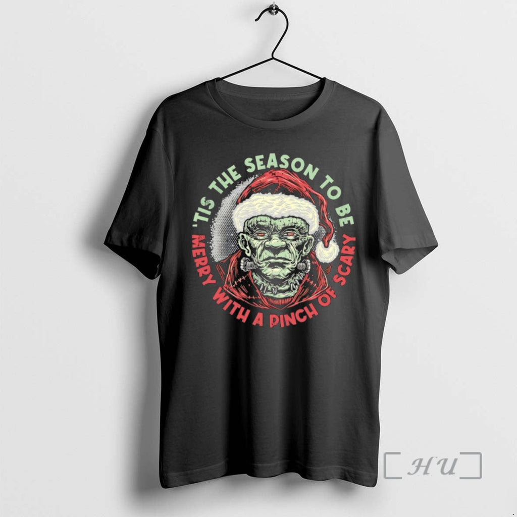 Officials Frankensteins Monster Tis Season Be Merry - Adult & Kids T-Shirts, Sweatshirts & Hoodies apparel design preview 1