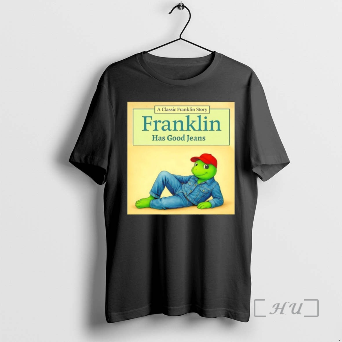 Officials Franklin Has Good Jeans Trump Meme - Adult & Kids T-Shirts, Sweatshirts & Hoodies apparel design preview 1