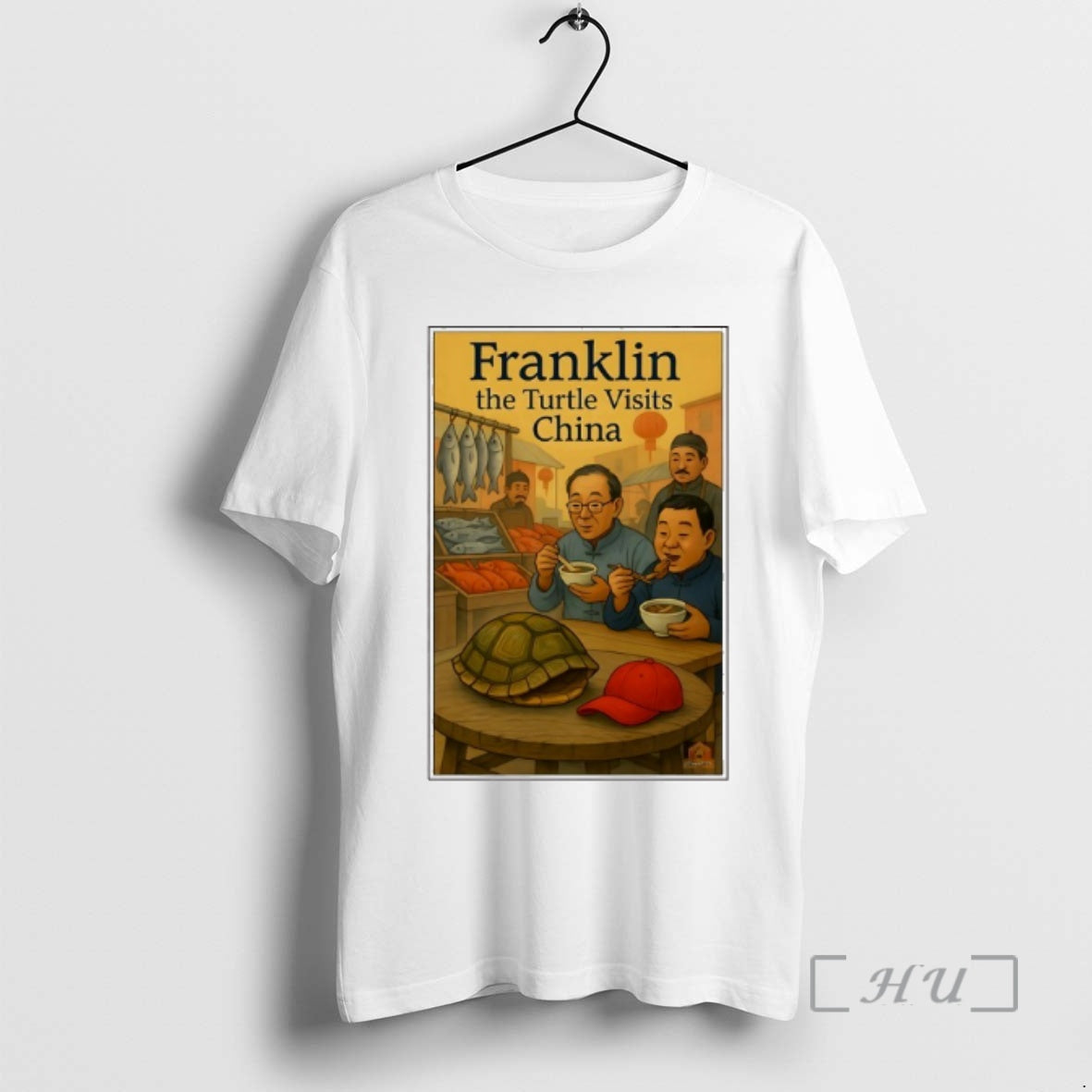 Officials Franklin Turtle Visits China - Adult & Kids T-Shirts, Sweatshirts & Hoodies apparel design preview 1