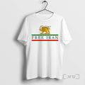 Officials Free Iran Persian Lion And Sun - Adult & Kids T-Shirts, Sweatshirts & Hoodies apparel design preview 1