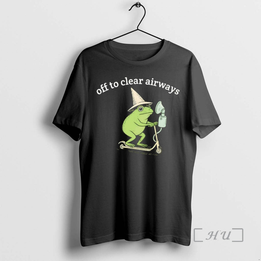 Officials Frog Off To Clear Airways - Adult & Kids T-Shirts, Sweatshirts & Hoodies apparel design preview 1