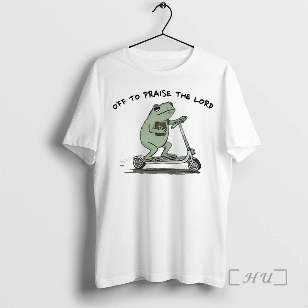 Officials Frog Off Praise Lord - Adult & Kids T-Shirts, Sweatshirts & Hoodies apparel design preview 1