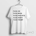 Officials Fuck Ice Maga Fascists Terfs Trump Hudson - Adult & Kids T-Shirts, Sweatshirts & Hoodies apparel design preview 1