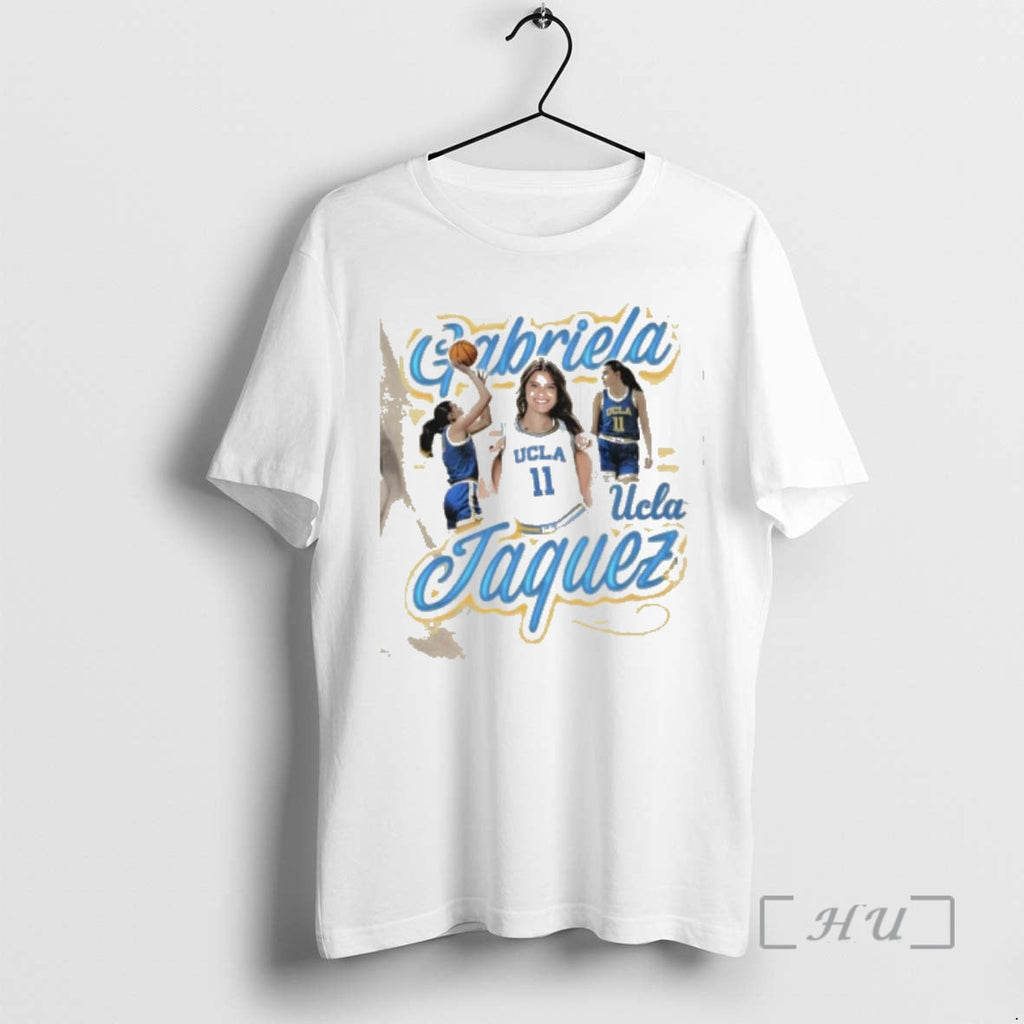 Officials Gabriela Jaquez Ucla Basketball Illustrated - Adult & Kids T-Shirts, Sweatshirts & Hoodies apparel design preview 1