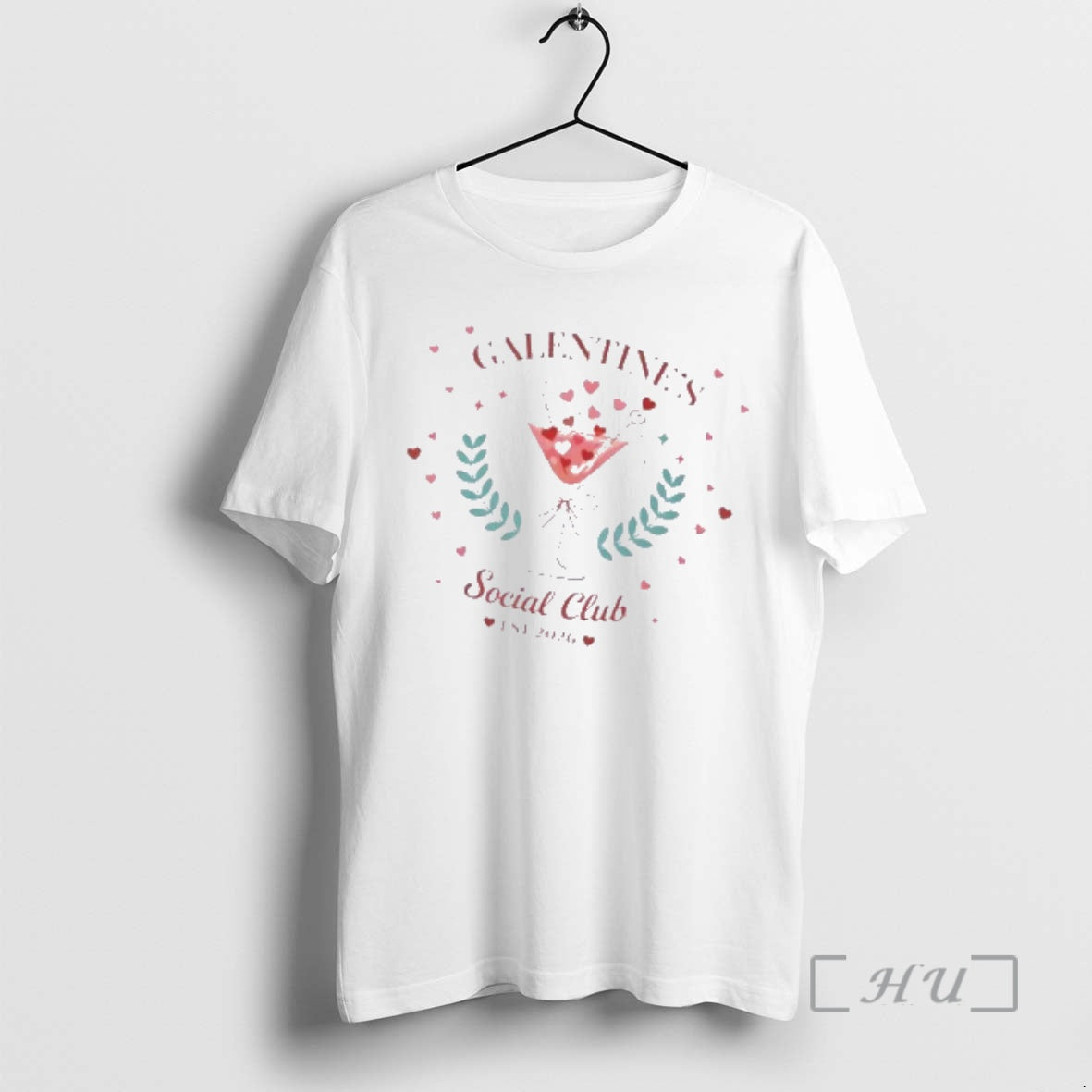 Officials Galentines Social Club Est 2026 - Adult & Kids T-Shirts, Sweatshirts & Hoodies apparel design preview 1