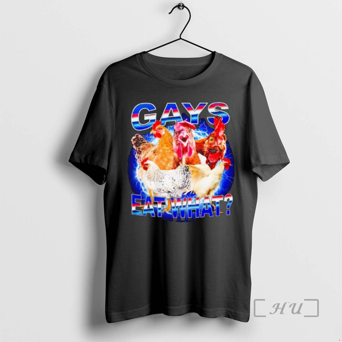 Officials Gay Chicken Gays Eat What - Adult & Kids T-Shirts, Sweatshirts & Hoodies apparel design preview 1