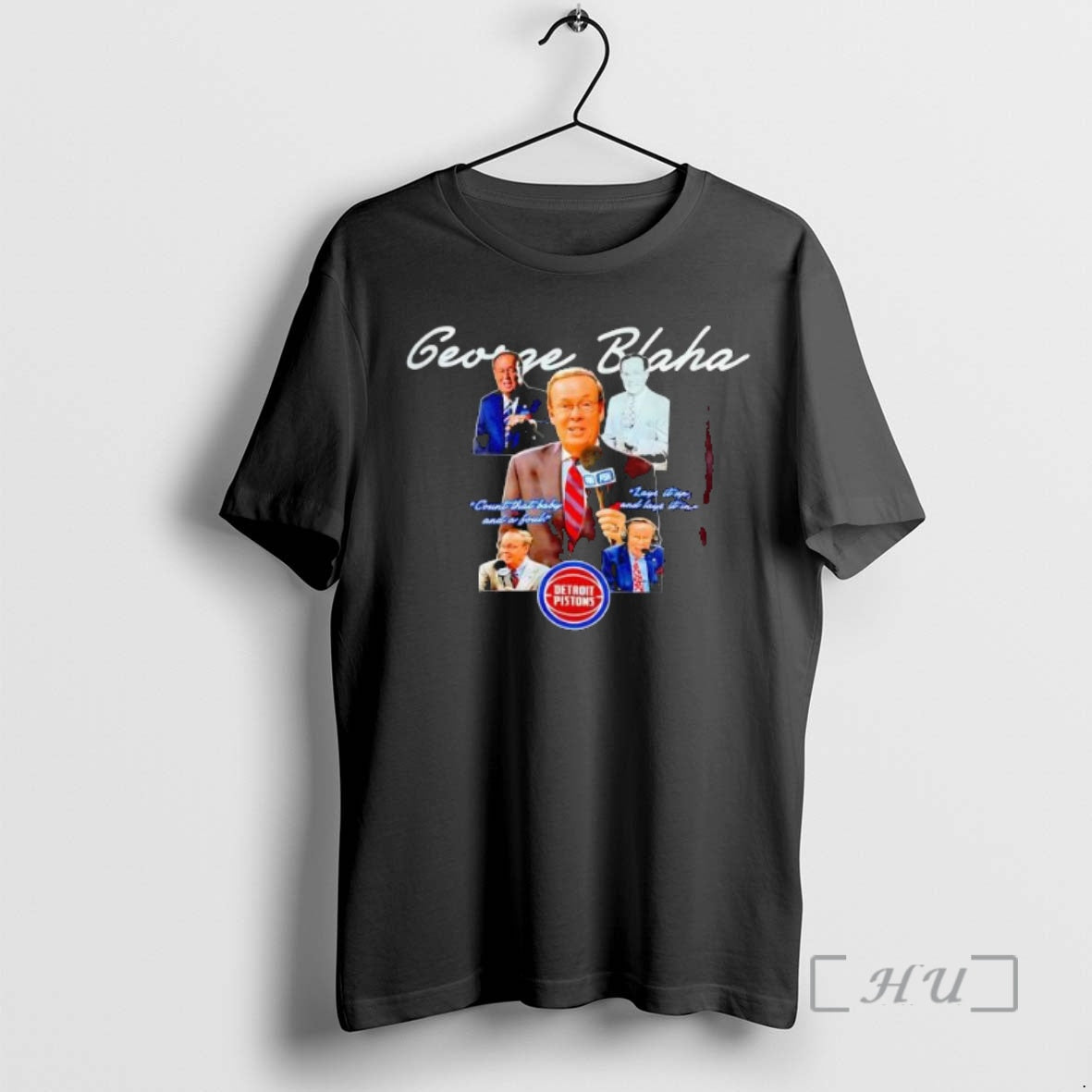 Officials George Blaha Detroit Pistons - Adult & Kids T-Shirts, Sweatshirts & Hoodies apparel design preview 1