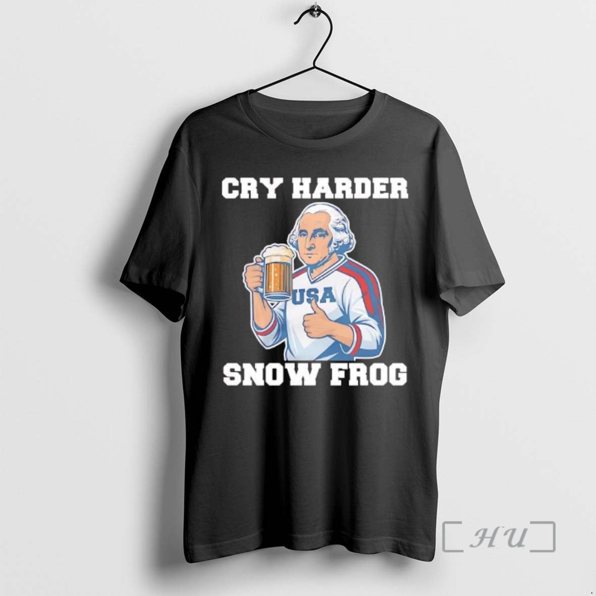 Officials George Washington Drinking Beer Cry Harder - Adult & Kids T-Shirts, Sweatshirts & Hoodies apparel design preview 1