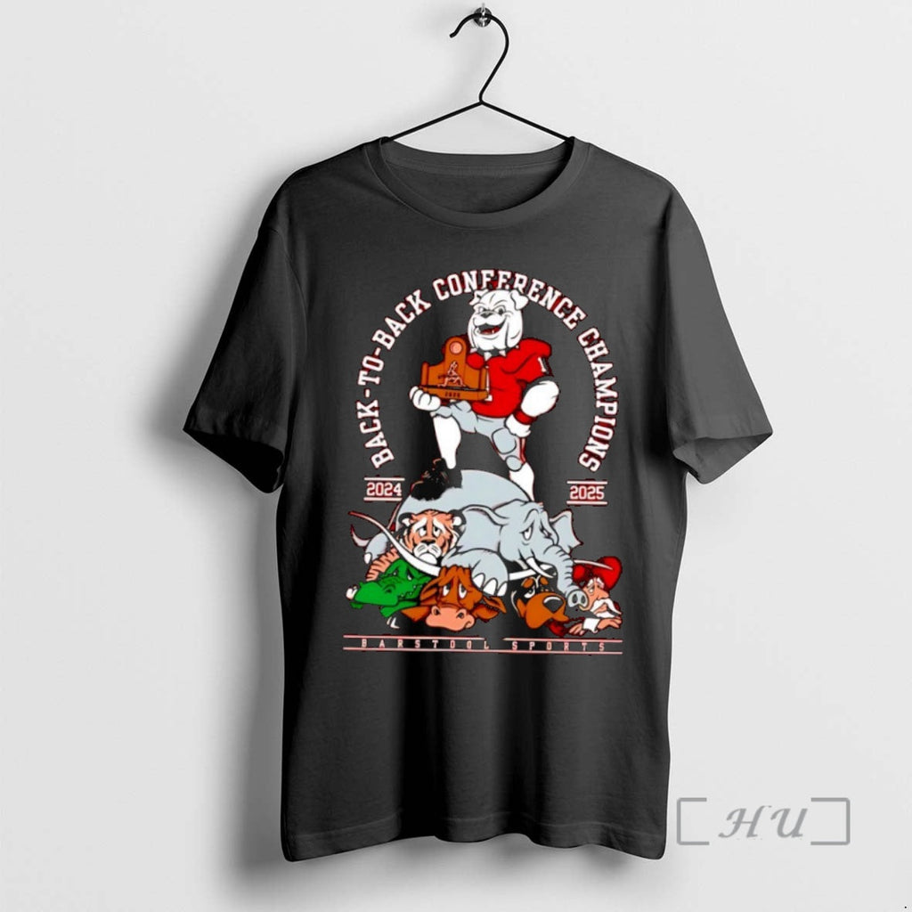 Officials Georgia Bulldogs 2024 2025 Back Conference - Adult & Kids T-Shirts, Sweatshirts & Hoodies apparel design preview 1