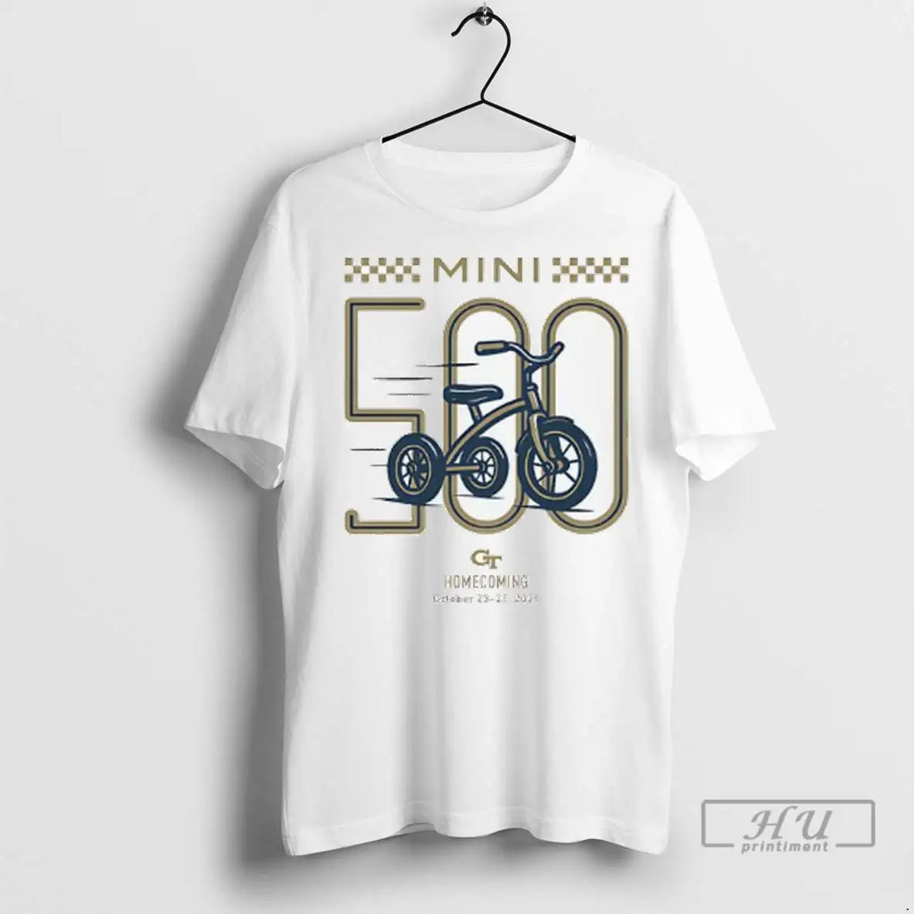Officials Georgia Tech Mini 500 Tricycle Race - Adult & Kids T-Shirts, Sweatshirts & Hoodies apparel design preview 1