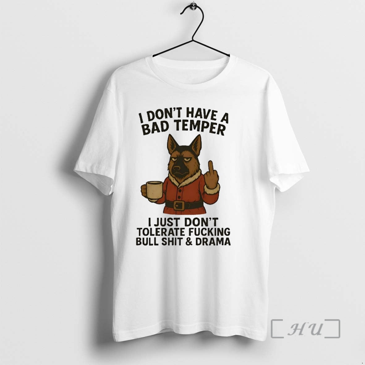 Officials German Shepherd I Dont Have Bad Temper Just - Adult & Kids T-Shirts, Sweatshirts & Hoodies apparel design preview 1