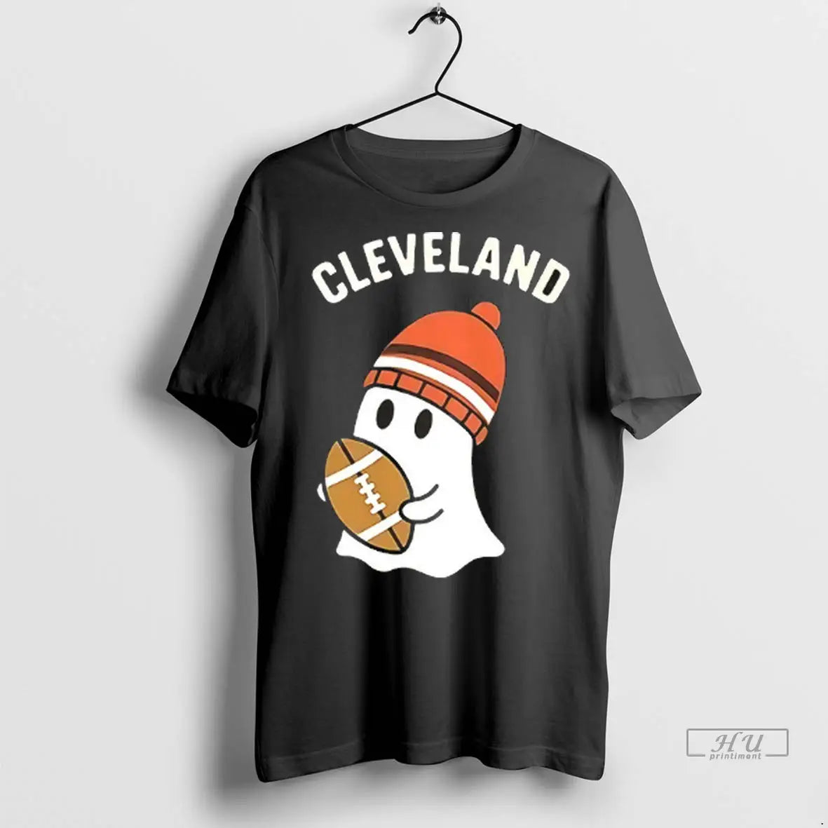 Officials Ghost Cleveland Browns Football 2025 - Adult & Kids T-Shirts, Sweatshirts & Hoodies apparel design preview 1