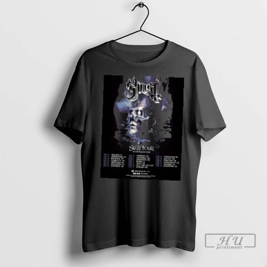 Officials Ghost Skeletour World Tour 2026 North - Adult & Kids T-Shirts, Sweatshirts & Hoodies apparel design preview 1