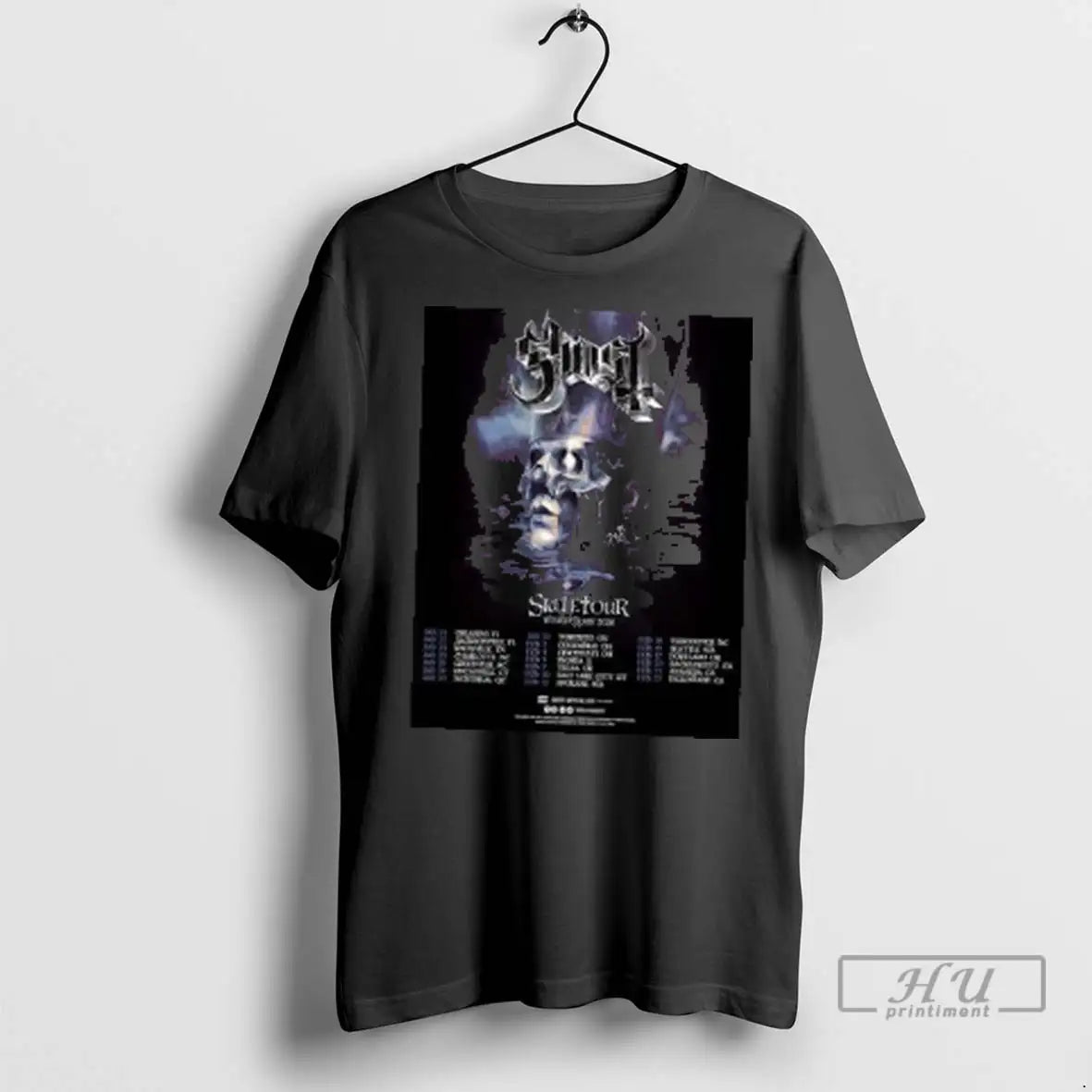 Officials Ghost Skeletour World Tour 2026 North - Adult & Kids T-Shirts, Sweatshirts & Hoodies apparel design preview 1